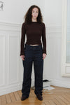 BASERANGE Long Sleeve T-Shirt TTML Collection Ribbed Cotton Portugal BAS-TACTILE TTML-RB-SP24-TACTILE TTML